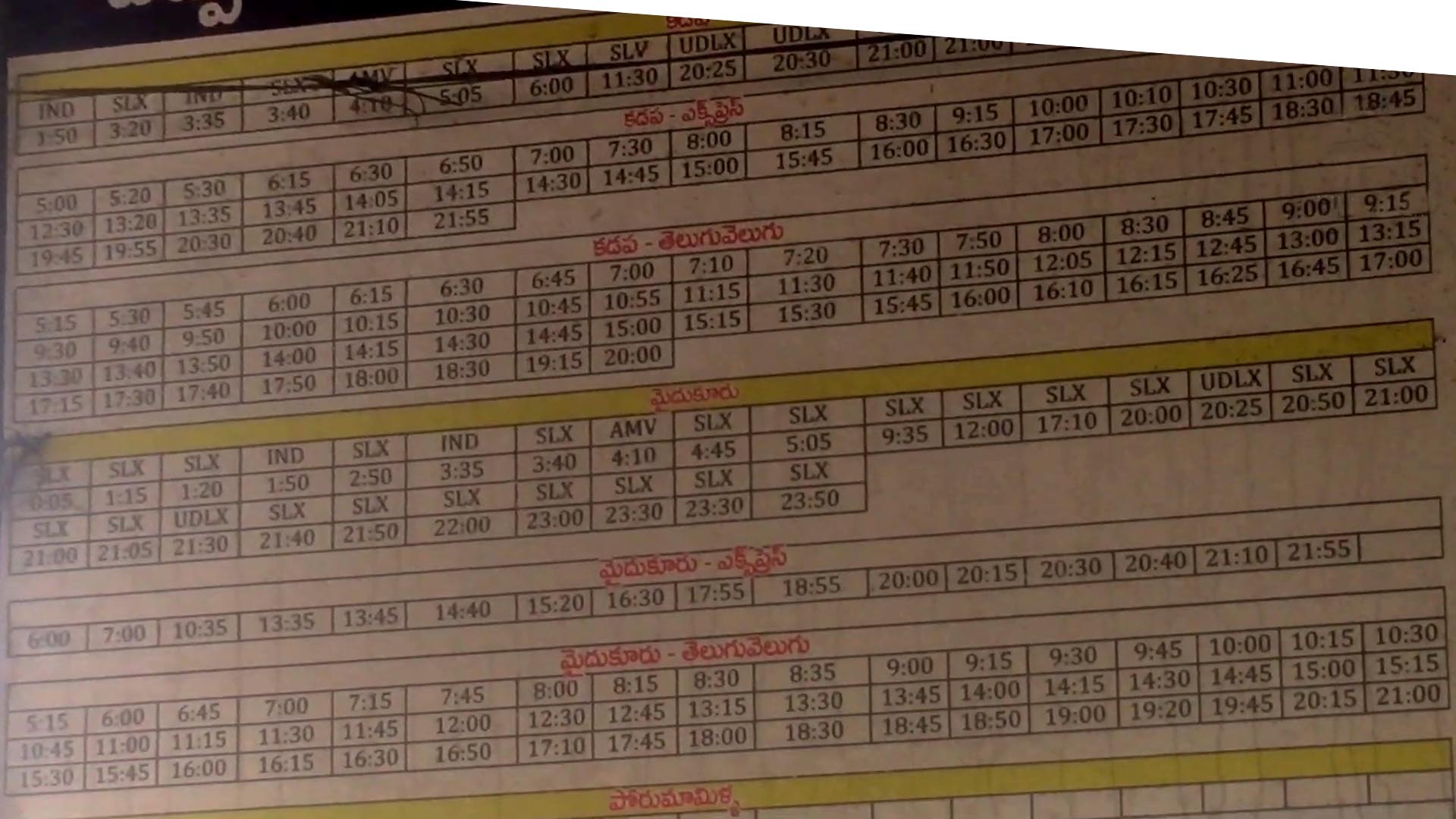 Badvel to Kadapa Telugu Velugu